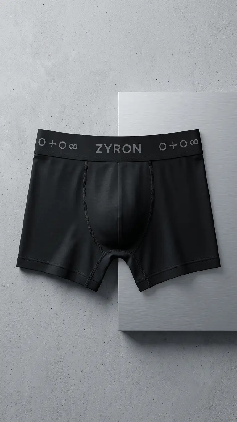 Micro Modal Elastane Stretch Trunk with Natural StayFresh Properties – Jet Black