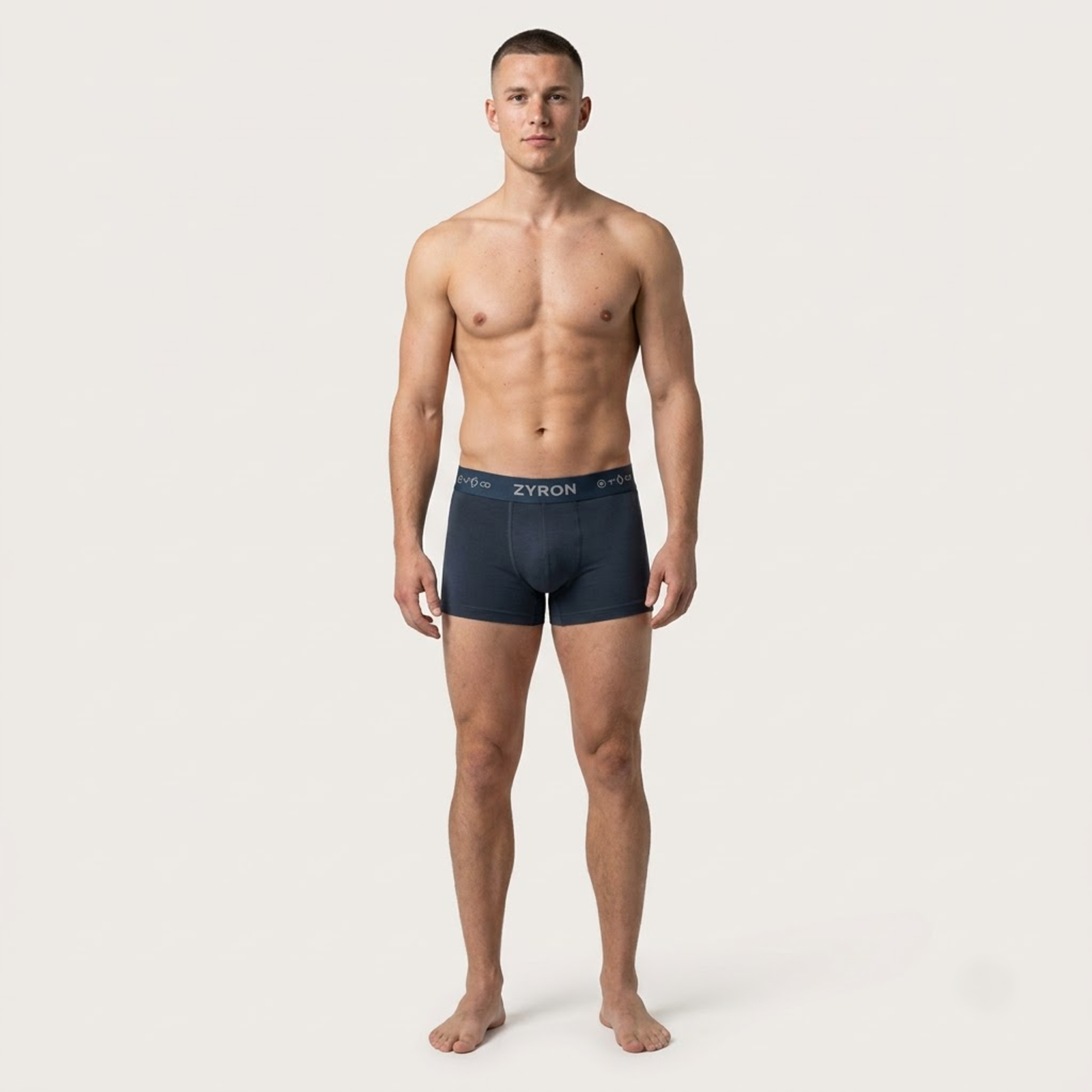 ZYRON ELITE MicroModal + Lyocell Stretch Trunk – Midnight Slate Premium Men’s Underwear