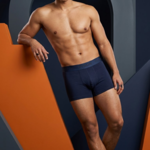 ZYRON ELITE MicroModal + Lyocell Stretch Trunk – Navy Blue | Premium Men’s Underwear