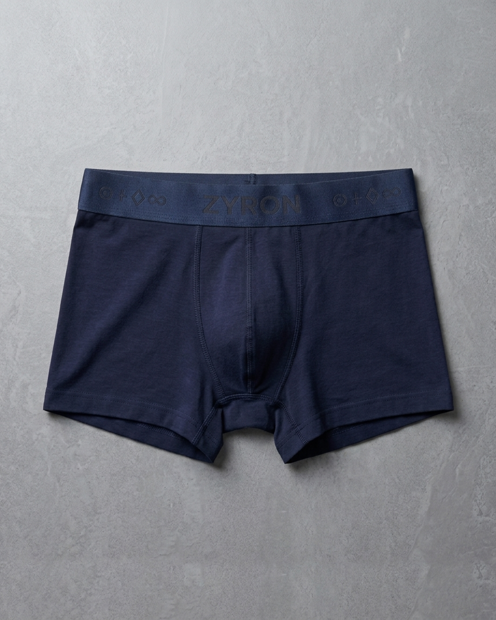 ZYRON Micro Modal Elastane Stretch Trunk – Navy Blue | Premium Men's Underwear - Image 5