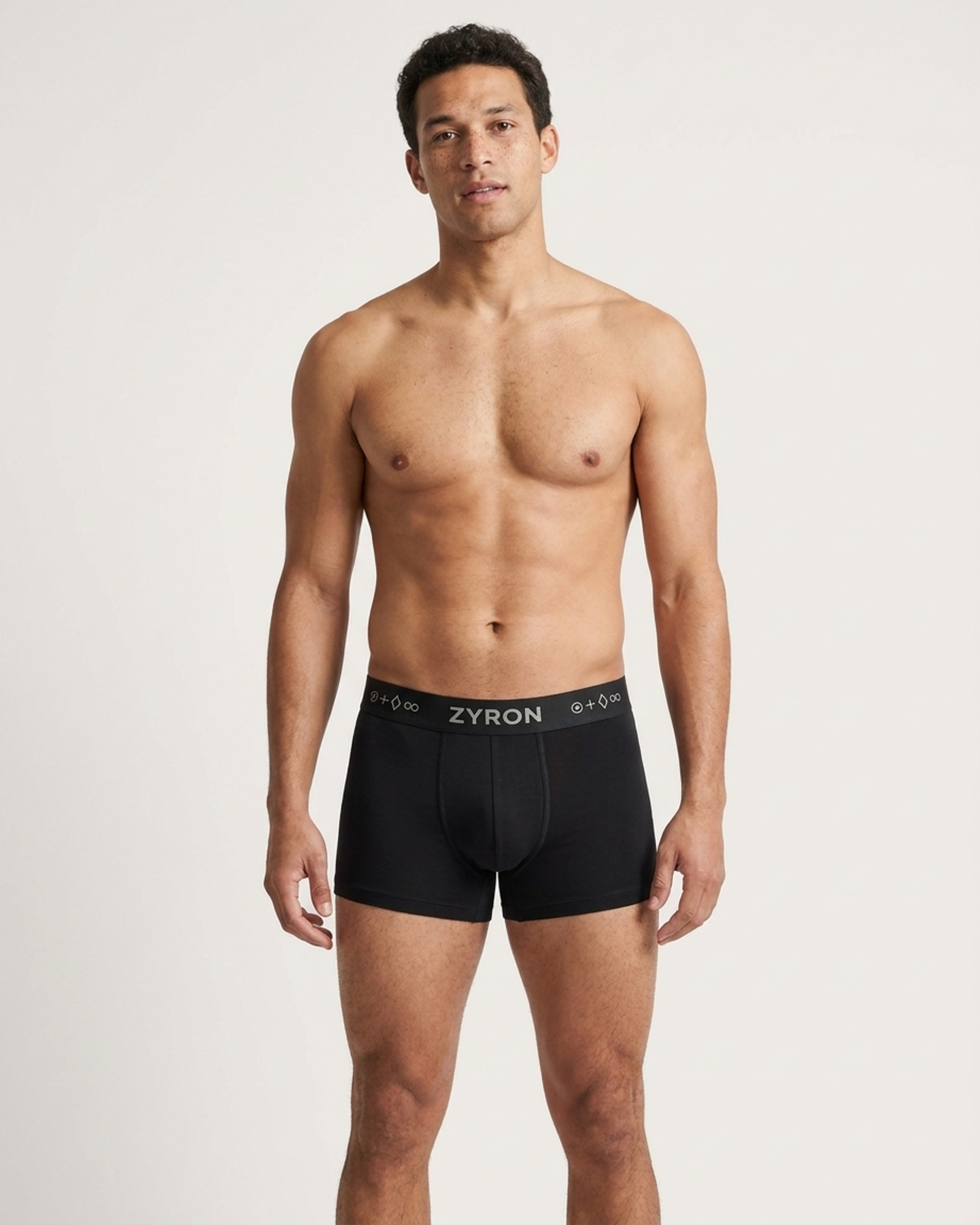 ZYRON ELITE MicroModal + Lyocell Stretch Trunk – Jet Black | Premium Men's Underwear - Image 5